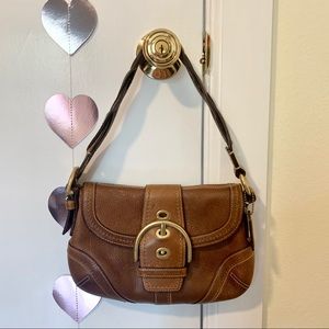 Coach Soho brown leather shoulder purse